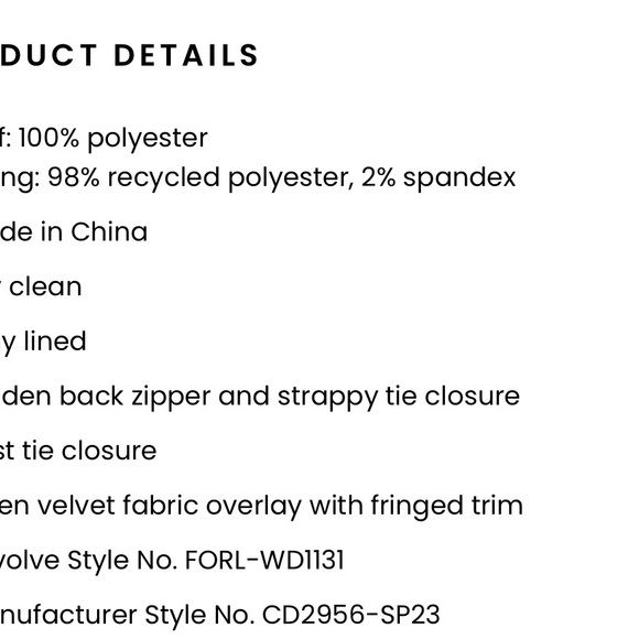 For Love and Lemons Aubrey Dress - Picture 4 of 7